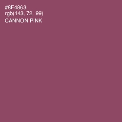 #8F4863 - Cannon Pink Color Image
